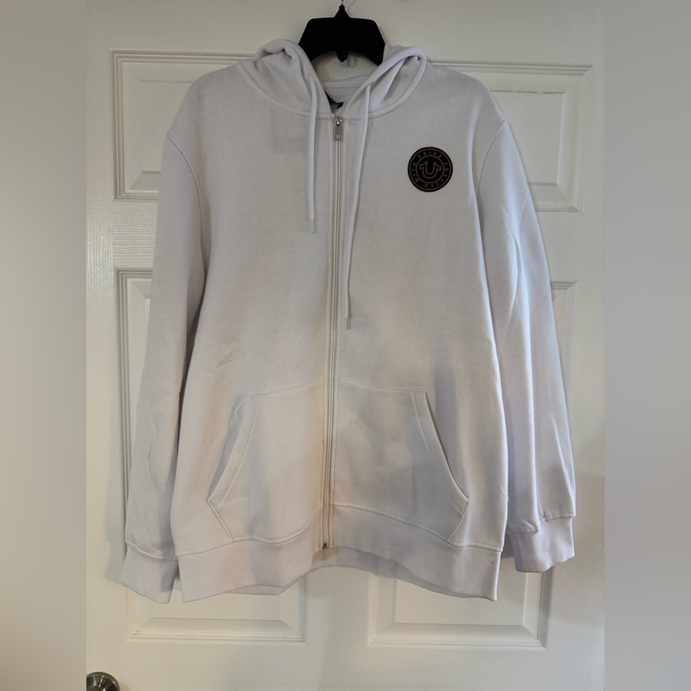 Men’s True Religion College zip hoodie size XL